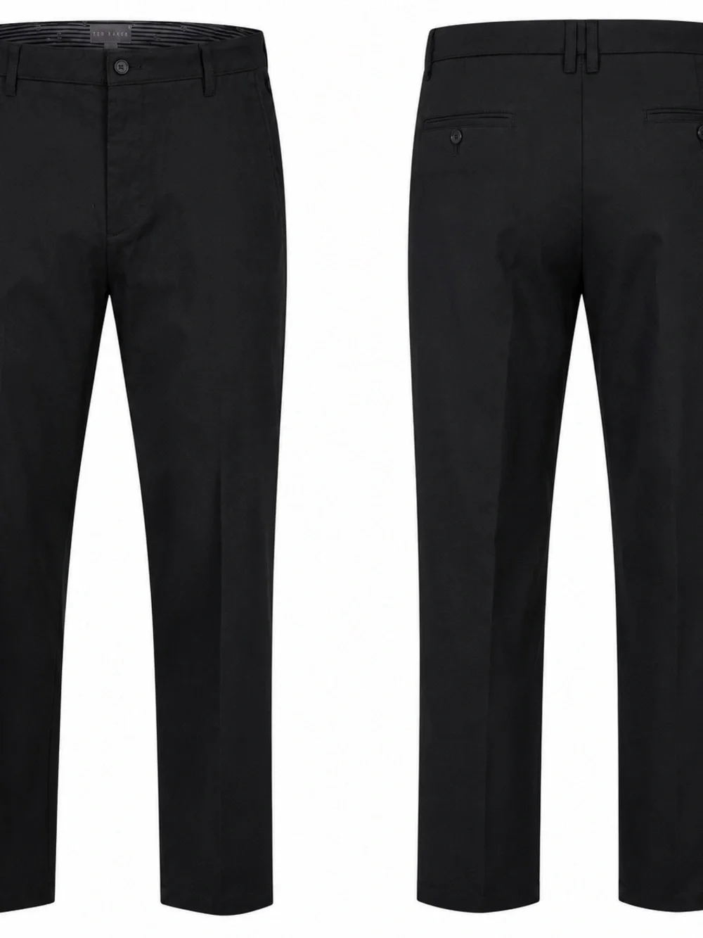 Ted Baker Men’s Straight Fit Dress Pants Black 32x30 NWT Flat Front